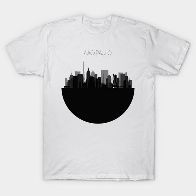 Sao Paulo Skyline T-Shirt by inspirowl